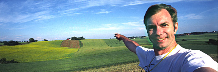 The open  landscape in south western Skane Scania - guide Eric Hammerin